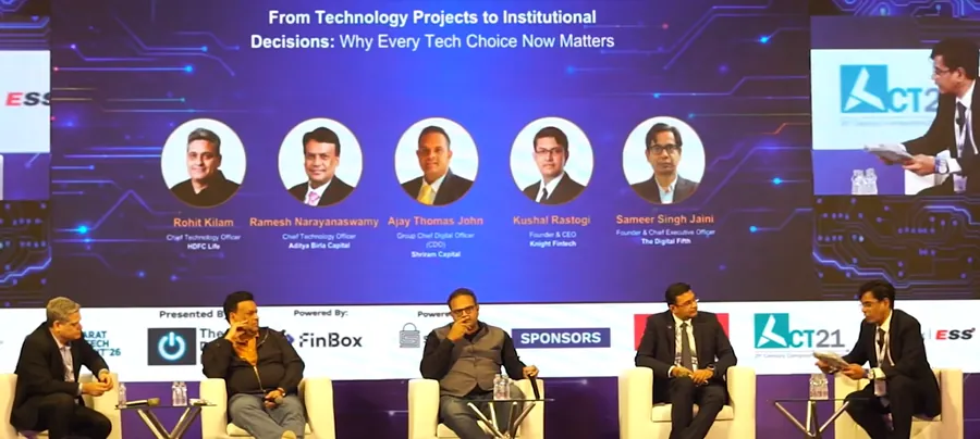Play video on LinkedIn: panel “From Technology Projects to Institutional Decisions” at Bharat Fintech Summit 2026